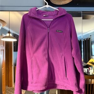 NWOT Columbia Vibrant Purple Fleece